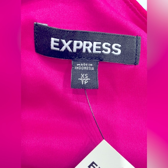 Express little hot pink dress XS brand new tags still on - Picture 7 of 9